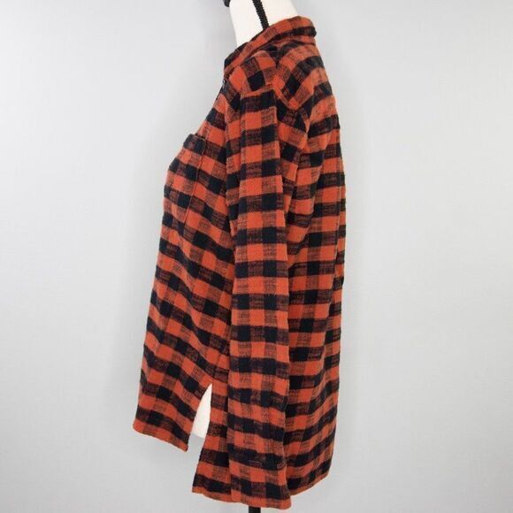Madewell Flannel Oversized Ex-Boyfriend Shirt‎ - Picture 8 of 16